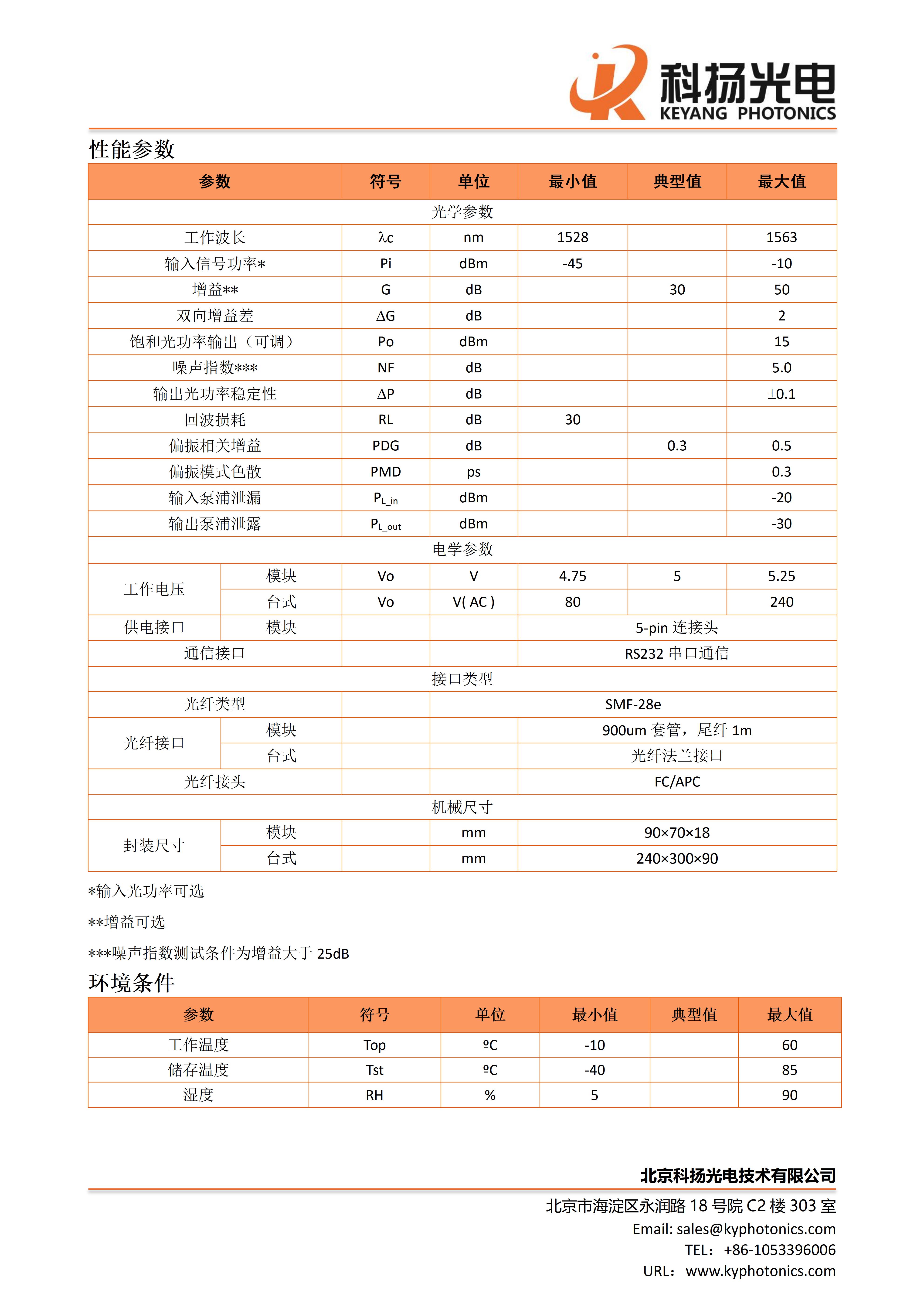 双向掺铒光纤放大器