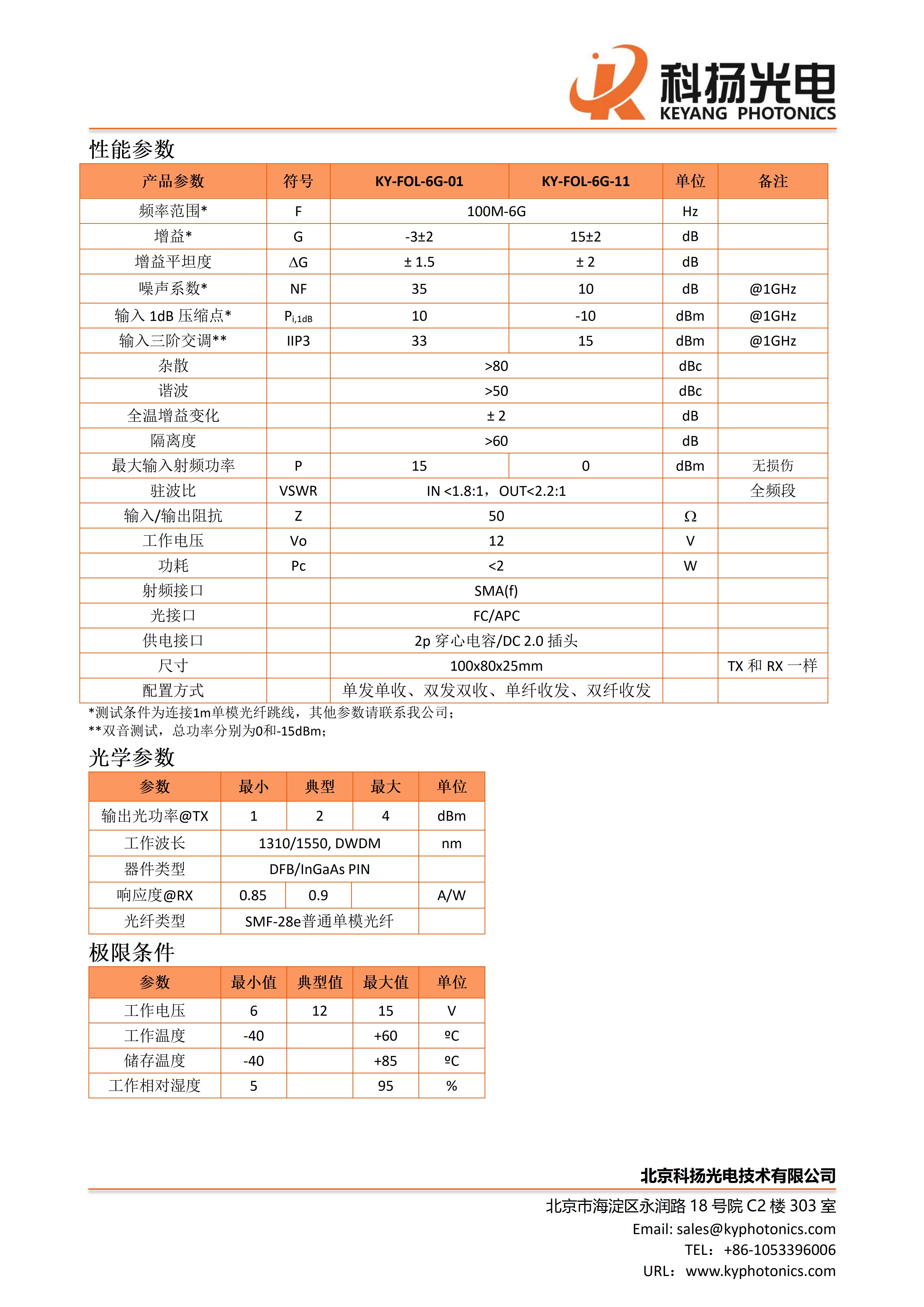 6G射频光纤模块