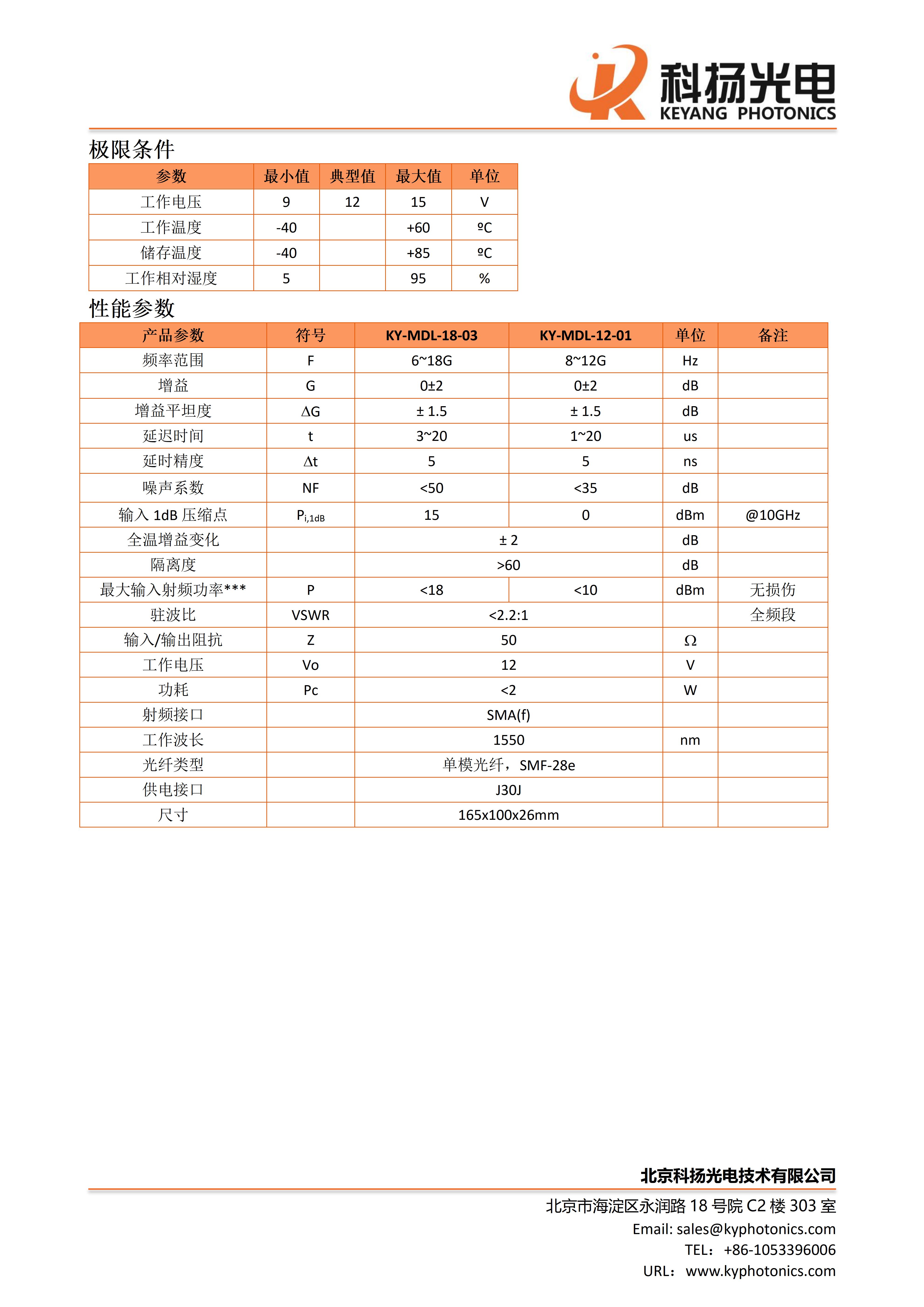 射频光纤固定延时模块